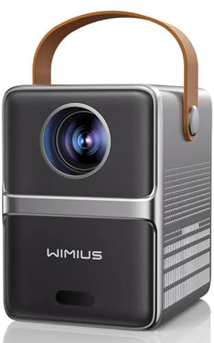 Générique Visiotech Wimius P61Mini Projector 5G WiFi Bluetooth Portable Projector Full HD 1080P 8000 Lumens Display Home Cinema Video Projector