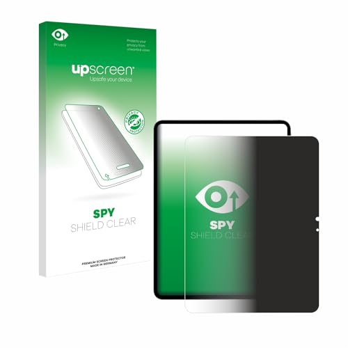upscreen Anti-Spy Blickschutzfolie für Apple iPad Pro 13 WiFi 2024 Made in Germany, Privacy Displayschutz-Folie [Sichtschutz, Blaulichtfilter]