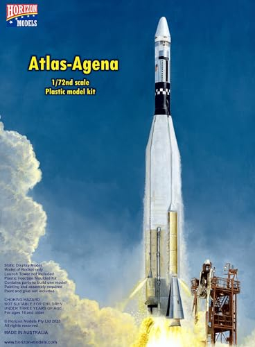 Horizon Models Atlas-Agena Plastikmodellbausatz im Maßstab 1:72