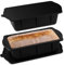 Roponan 2 Sets of Silicone Loaf Tin with Lid, Non-Stick Bread Tins, Food Grade Silicone Bread Baking Pans for Homemade Breads, Loaves, Cakes, Oven, Freezer & Dishwasher Safe