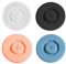 Cup Covers, 4PCS Silicone Lids With Straw Hole, Reusable Anti-dust Jar Covers for Drinks Glasses, Travel Mug, Tins