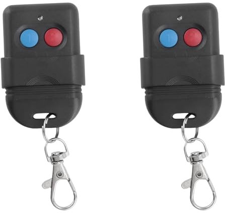 Guihydur 2X 8 Interruttori Dip 330Mhz Copia Intelligente Codice Fisso 2 Canali Duplicatore per Apriscatole del Garage o di Allarme