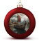2024 Weihnachtskugel-Ornamente, groß, bruchsicher, altes Boot, Weihnachtsbaumschmuck, Kugeln, roter Stil, hängende Weihnachtsschmuck für Weihnachtsbaum, Feiertagsdekoration
