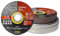 HAUTMEC Metal Cutting Discs 115mm x 1.0mm x 22.23mm 20pcs, Cut Metal, Stainless Steel, Steel and Non-Ferrous Metals, Cut-Off Wheels For Angle Grinder Use HT0014-20PC