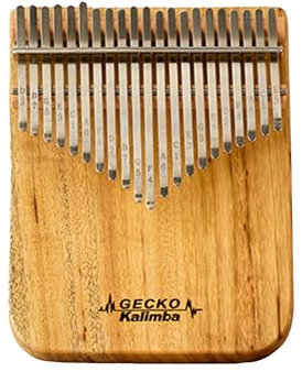 Carved Culture Gecko Kalimba (21 Noten) Board-Typ mit Zubehör