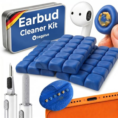 tagplus for Airpod Cleaner Kit + Pro Cleaning Tool - Compatible for Earbud Cleaning kit for iPhone Cleaning Kit for iPhone Cleaner Kit for Airpods Cleaning Kit Cleaning Clay Phone Cleaning Kit