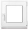 Framex Ventana de plástico blanco ancho x alto 60 x 60 cm (600 x 600 mm) 3 compartimentos (32 mm) giratorio basculante DIN izquierda – Premium – Todos los tamaños