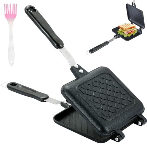 NATGAI Sandwich Pan 15 cm W × 35 cm L Grilled Panini Press
