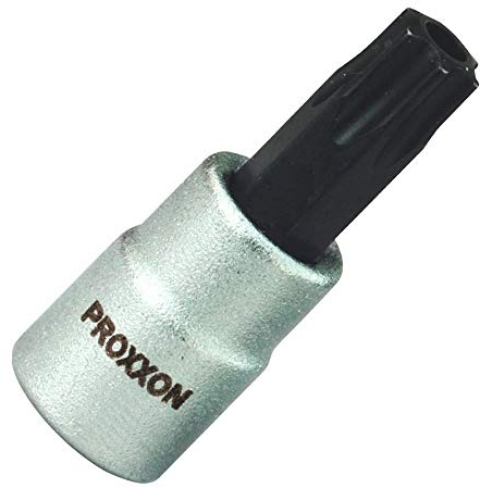 PROXXON 23760 Torx Einsatz TTX25 Antrieb 6,3mm (1/4) mit Stirnlochbohrung