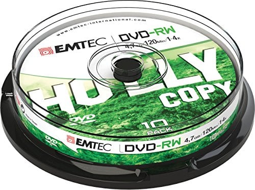 EMTEC ECOVRW47104CB DVD EN BLANCO 4,7 GB DVD-RW 10 PIEZA(S)