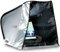 iCap MID Pro Notebookzelt - Faltbares Protektor-Zelt für MacBook / Notebook / Laptop. Outdoor Schutz vor Sonnenlicht, Regen, Staub und Kälte. Opak, wasserdicht, reflektierend. Mit einem abnehmbaren, transparenten FRONT COVER. Größe MID für 14” bis 16”
