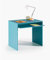 Habitdesign Mesa de Ordenador con Bandeja extraíble, Mesa Escritorio Juvenil, Modelo I-Joy, Color Blanco Artik, Medidas: 90 cm (Ancho) x 54 cm (Fondo) x 79 cm (Alto)