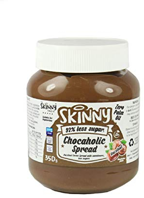 The Skinny Food Co. Chocaholic Hazelnut Flavoured Spread, 400g, Chocolate, 1 Count