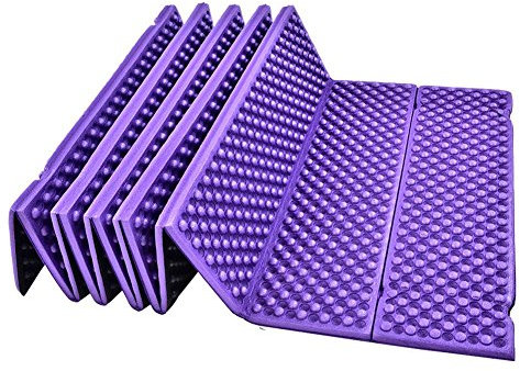 Schaumstoffmatte, Outdoor Foam Faltzelt Isomatte für Camping Beach(Lila) Campingzelte Und Zubehör