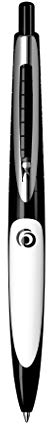 herlitz 50028276 Kugelschreiber my.pen, schwarz/weiß, 1 Stück