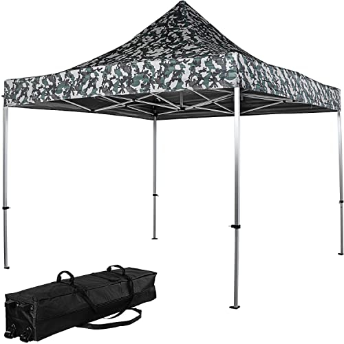 INSTENT Alu-Pavillon 3 x 3 m Pro wasserdicht UV Schutz 50+, urban
