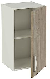 PEGANE Meuble Haut de Cuisine 1 Porte Coloris chêne Cortez - Hauteur 70 x Longueur 40 x Profondeur 33 cm