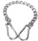 Hanging Chair Chain, 65cm/25in Hammock Chair Hardware, Chain with Two Carabiners, 304 Stainless Steel Indoor Outdoor Hanging Kits for Hanging Swing Chair Hammock Chair Yoga Sandbag (Load 300 kg)