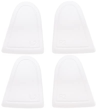 2 Pairs Trigger Stop Assistant Buttons Compatible with PS5 Controller L2 R2 Trigger Pad Joystick Extender Triggers Buttons ABS White