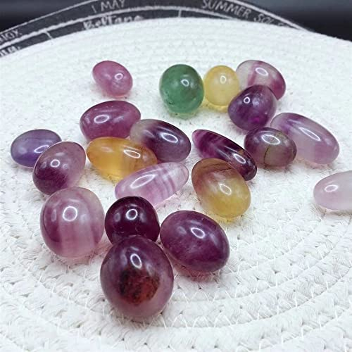 AZOOB Zuhause, natürlich, gefärbt, Fluorit, Kies, Bergkristall, Quarz, Gesundheit, roher Edelstein, Probe, Aquarium, Gartendekoration ERTEYIN (Size : 300g)