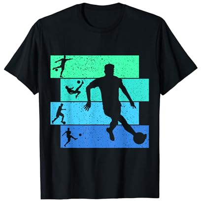 Fußball Fußballer Jungen Kinder T-Shirt