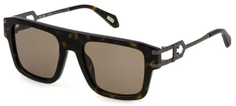 Just Cavalli Unisex-Brille für Erwachsene, Braun, hochglanz (Shiny Dark Havana), 53