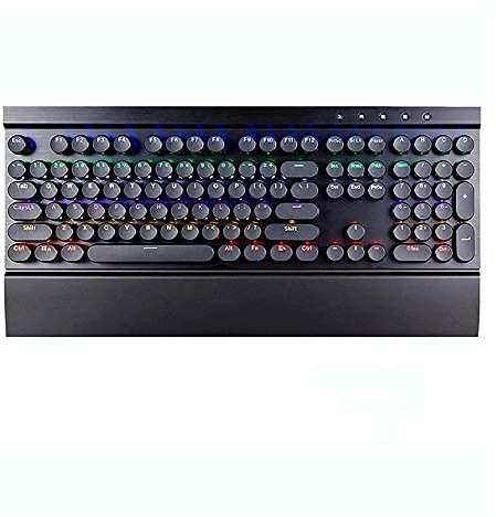 KANBUN Gaming Mechanical Keyboard,108 Keys ABS Keycaps with Ergonomic Design, for PC Laptop,Computer,Desktop
