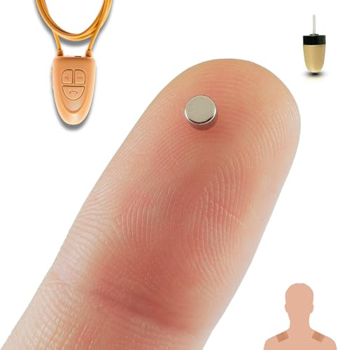 PingaOculto Spion Kopfhörer für Prüfung Mini Nano Unsichtbare für Handy mit Mikrofon und Haftstreifen - Unsichtbar Ohrhörer Headset (Spion Kopfhörer Nano V4 + VIP Pro Supermini)