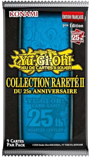 Yu-Gi-Oh! Booster de 9 Cartes : Collection Rareté 2 du 25e Anniversaire - Version Française
