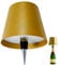 Wireless Bottle Lamp,3 Color Rechargeable Wine Bottle Lights Kit for Liquor Bottles Battery Operated Rechargeable Table Lamp Shade for Restaurant, Home, Bar, Home, Office, Christmas (Gold)