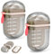 Alethron Seifendose, 2 Stück Seifendose Reise Klein Seifenbox Wasserdicht Festes Shampoo Aufbewahrung Seifenschale mit Deckel Dusche Seifendose mit Abtropfgitter Seifenbehälter Soap Box Sponge Holder
