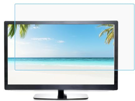Annadue 25 Zoll Computer Anti Blaulicht Displayschutz, Antireflexions- und Blendschutzfolie für 16:9 Breitbild Desktop PC LED