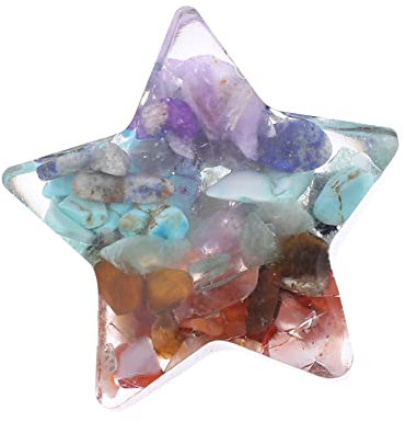 GRIRIW Widerstandsfähige Resin-deko Stern-Figur Langlebiges Handwerkskunst-objekt Für Wohn Bürodekoration Stilvoller Tischschmuck Passend Für Wohnzimmer Und Schlafzimmer