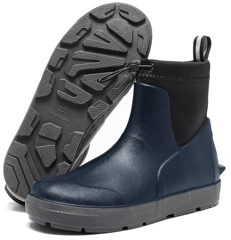 Pelbiuqik Stivali Gomma Uomo Stivaletti Da Antiscivolo Impermeabile Pioggia Esterno Stivali Da Pesca Equitazione Leggere Comode Scarpe Da Giardino Shorty Boots estivi