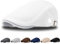 AUNGKWANG Herren Schirmmütze, Unisex Baskenmütze, Atmungsaktives Mesh, Sonnenhut, Kopfbedeckung Herren Sommer, Schiebermütze HerrenSommer, Verstellbar, Weiß