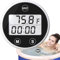 Indicateur De Niveau D'eau Flottante - Thermomètre À Piscine De Glace | Couteau À Température D'eau Flottante Avec Minuterie | Lire Facilement L'alarme, Le Test De L'étang, Les Accessoires Imperméable