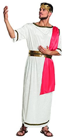 Boland - Erwachsenen-Kostüm Aris, Stirnband, Toga mit Schal und Gürtel, äqyptischer König, Herrscher, Karneval, Mottoparty