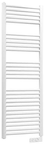 Scaldasalviette CORTINA elettrico bianco cm 137x48 con termostato - resistenza 750W