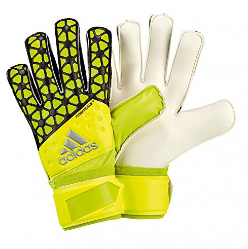 adidas Unisex Torwarthandschuhe Ace Fingersave Replica, solar yellow/semi solar yellow/black, 9,5, S90146