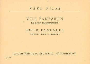 4 FANFAREN: FUER 7 BLASINSTRUMENTE PARTITUR+STIMMEN