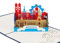3D KARTE München I Pop-Up Karte als Reisegutschein, Geburtstagskarte, Geldgeschenk, Glückwunschkarte I Klappkarte als Urlaubskarte, Andenken, Deutschland Souvenir