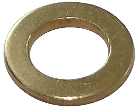Aerzetix: 100x rondelle Plate M5 Ф9mm H1mm Laiton C17738
