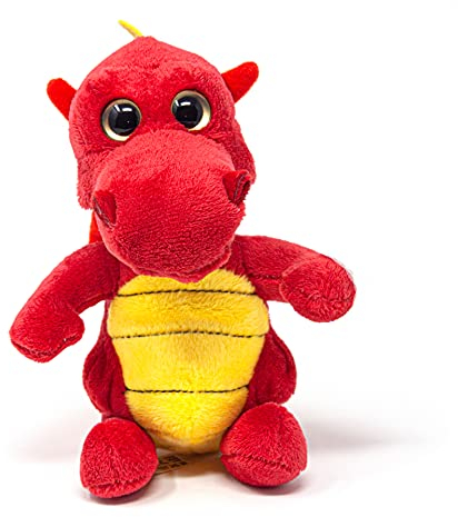 Cornelißen Plüsch Drache rot 16cm sitzend