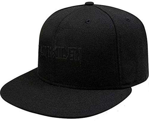 Iron Maiden Baseball Cap Band Logo Trooper Brim Nue offiziell Schwarz Snapback One Size