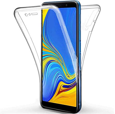 NWNK13 For Samsung Galaxy A10 Phone Case Slim Fit Heavy Duty Case Dual Layer Hybrid Premium Range Rugged Protective Case Built-in Screen Protector Full Body case (Clear)