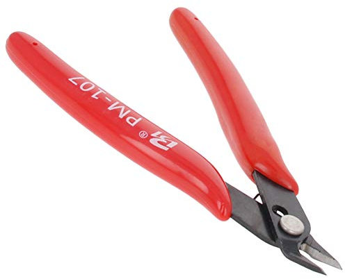Utoolmart PM-107 Pince coupante diagonale à levier élevé fonctionne comme coupe d'armature et cintreuse à enclumine de coupe de style 2 pièces