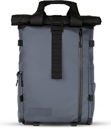 PRVKE Lite Camera Bag by WANDRD – Weather Resistant Padded Camera Rucksack with Expandable Roll Top (PKLT-GN-3)