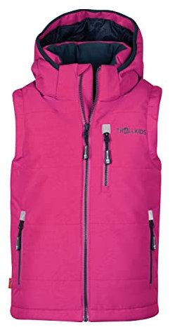 Trollkids Kids Narvik Vest XT 140, fireberry