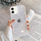 EKAM TPU Back Case for iPhone 11 - Glitter Translucent Sparkly Bling Design for Girls Women Liquid Silicone, Anti-scratch Shockproof Protective Cases for iPhone 11-6.1 Inch (White)