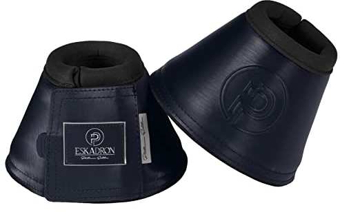 Eskadron Platinum Hufglocken, Sprungglocken SOFTSLATE, 1 Paar Farbe Navy, Größe S